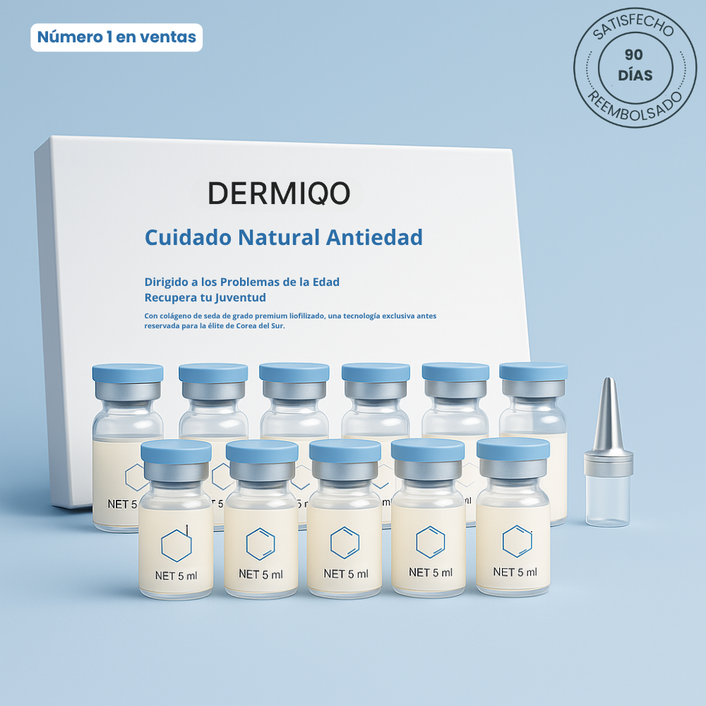 Dermiqo™ – Colágeno de Seda Nano Liofilizado Antiarrugas